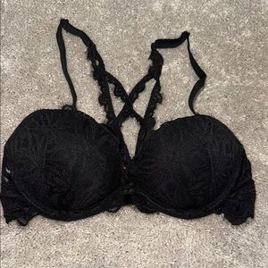 PINK Victoria's Secret Black Push-Up Bra 34C